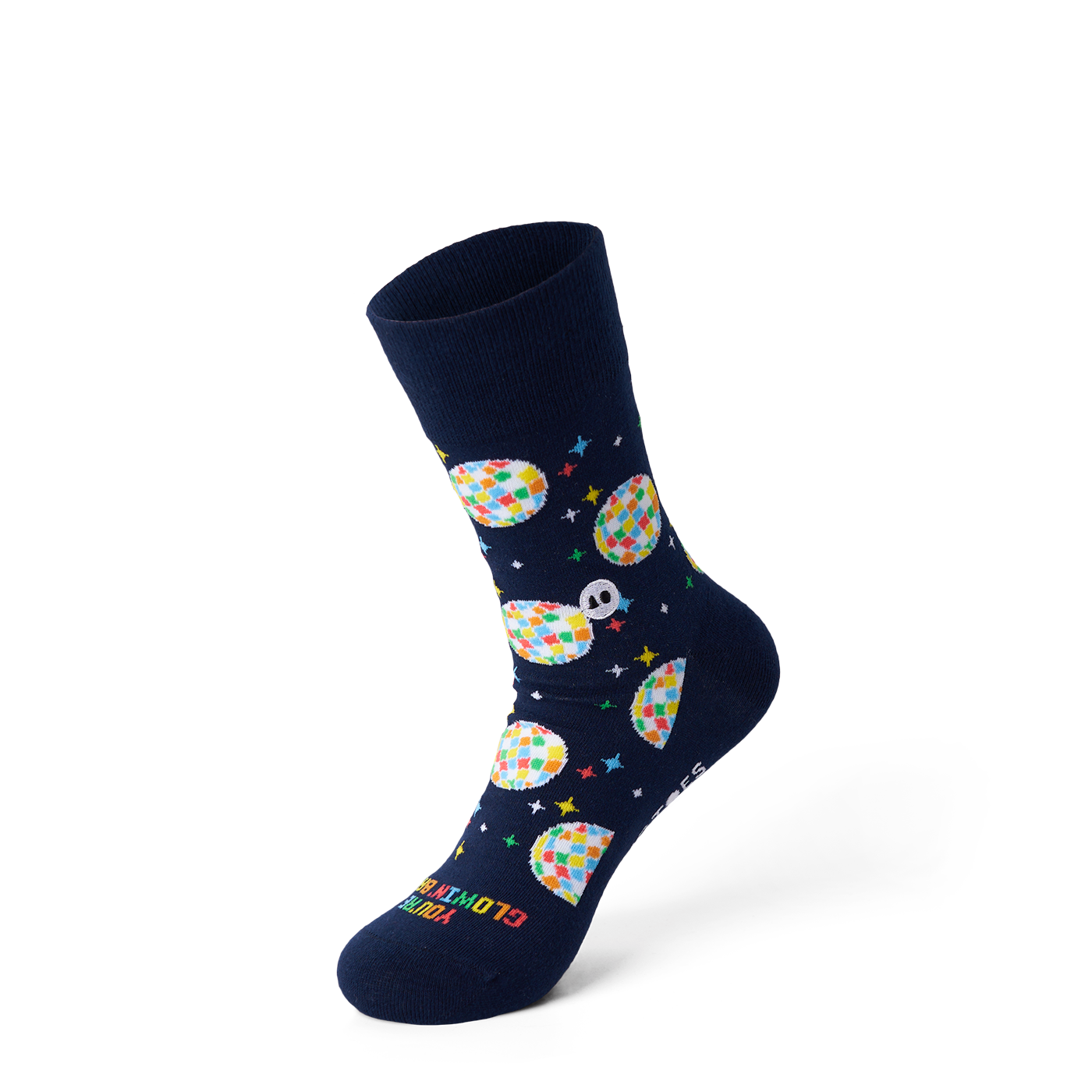 Rainbow Disco Sock