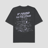 Stargazer Oversized Tee - Charcoal