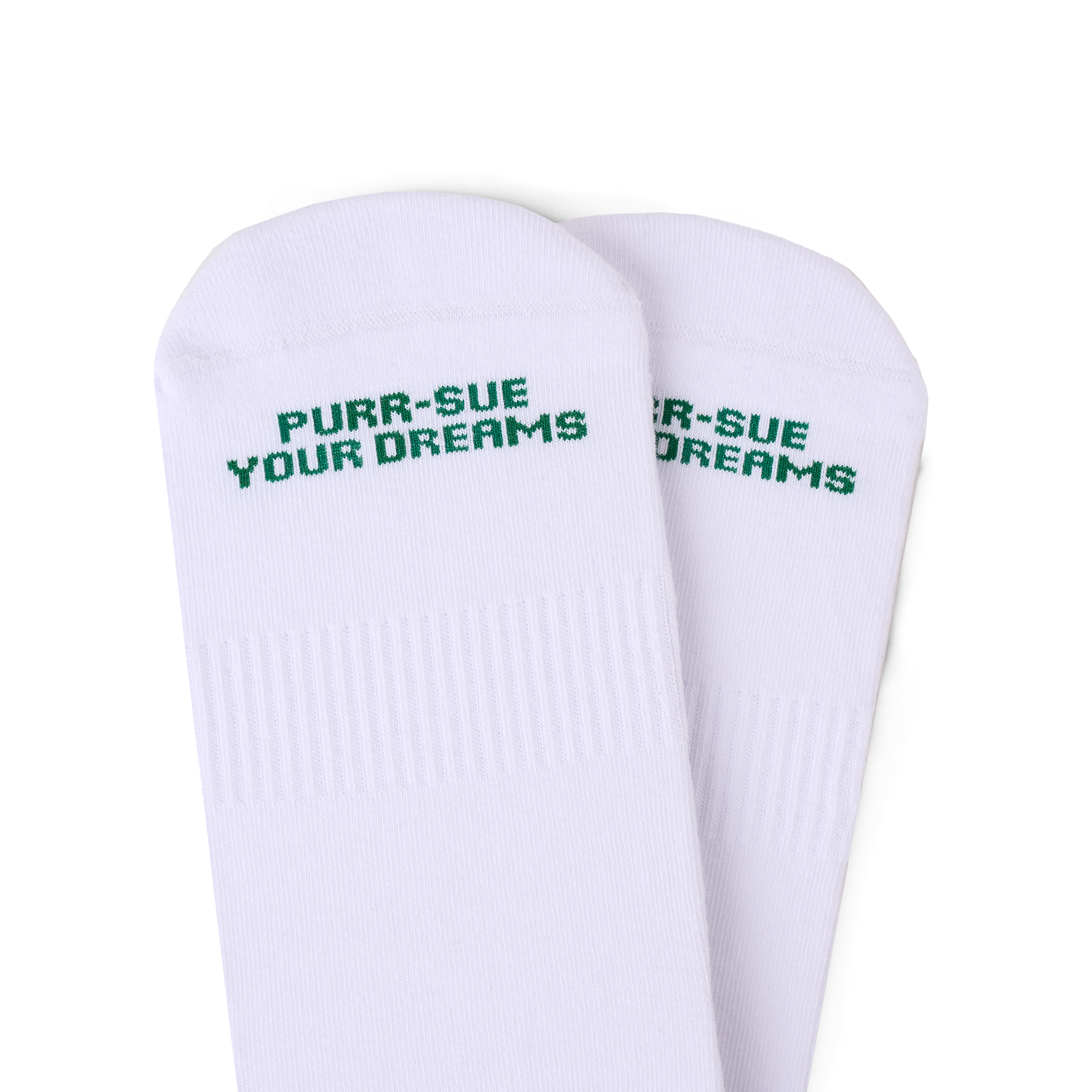 Cat in Purr-suit Athletic Sock