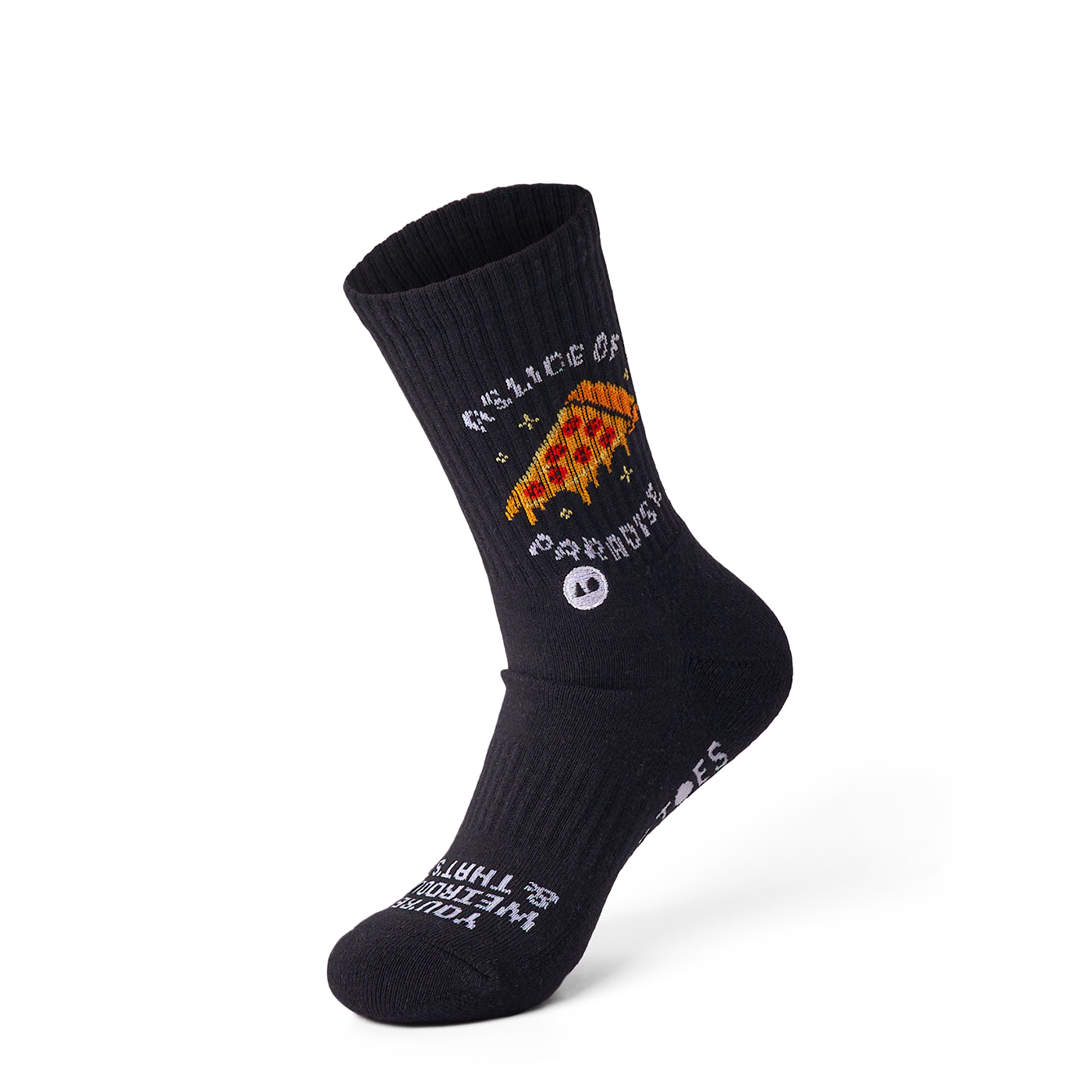 Weird Pizza Athletic Sock
