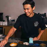 Burnout Toast Oversized Tee -  Black