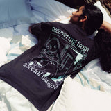 Social Hangover Oversized Tee - Black