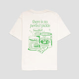 Picky Pickle Oversized Tee - Cream