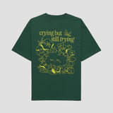 Certified Crybaby Oversized Tee - Jungle Green